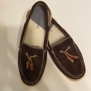 EUC Vintage Sperry suede boat shoe, size 6.5
